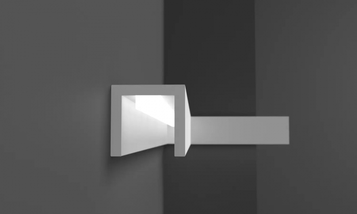 Cornisa decorativa din HDP, KH 901 2.7cmx2.8cmx200cm [3]