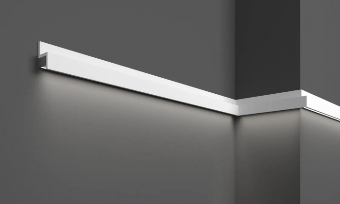 Cornisa decorativa din HDP, KH 902, 4cmx2.2cmx200cm [4]