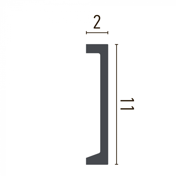 Cornisa din poliuretan,Grand Decor, P 894, 11cmx 2cmx200cm [2]