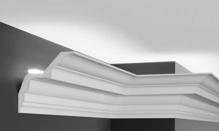 Cornisa din poliuretan,Grand Decor, P 937, 12.2cmx12.7cmx200cm [3]