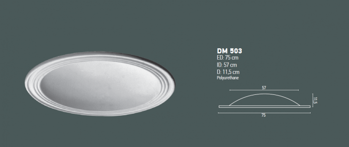 Cupola decorativa din poliuretan, DM 503 [2]
