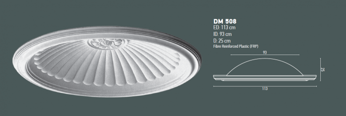 Cupola decorativa din poliuretan, DM 508 [2]