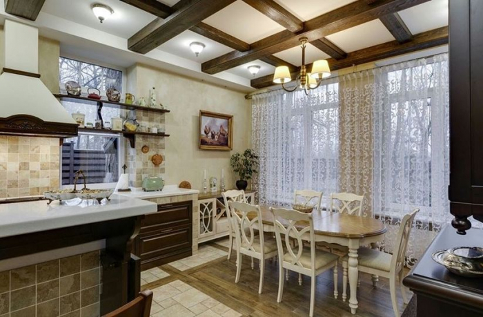 Grindă decorativă rustică EQ 004  gri clasic 19cmх17cm [5]