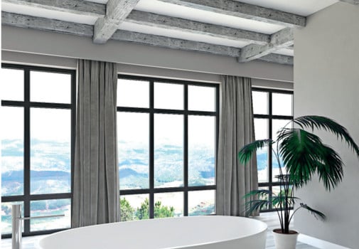 Grindă decorativă rustică EQ 006 gri clasic 12cmх12cm [7]