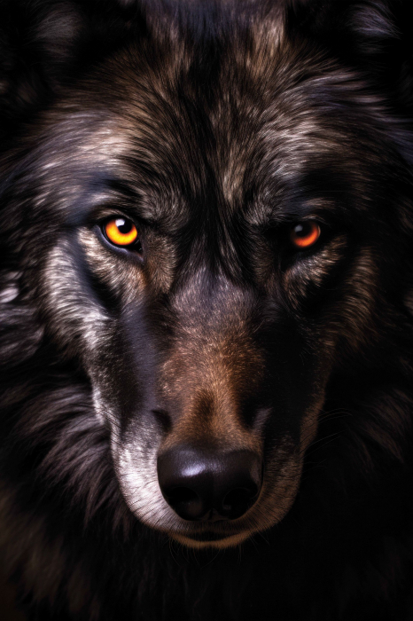 Lup sălbatic, privire fierbinte [1]