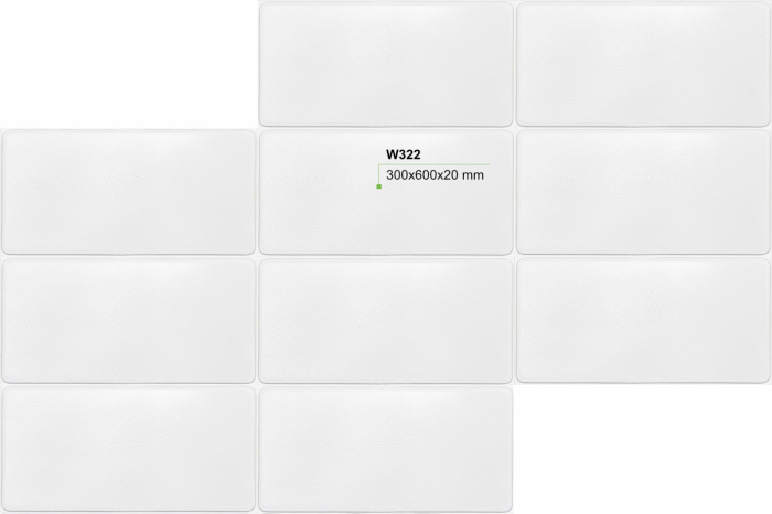 Panou W322, 29.6cm x59.2cm x2.3cm [5]