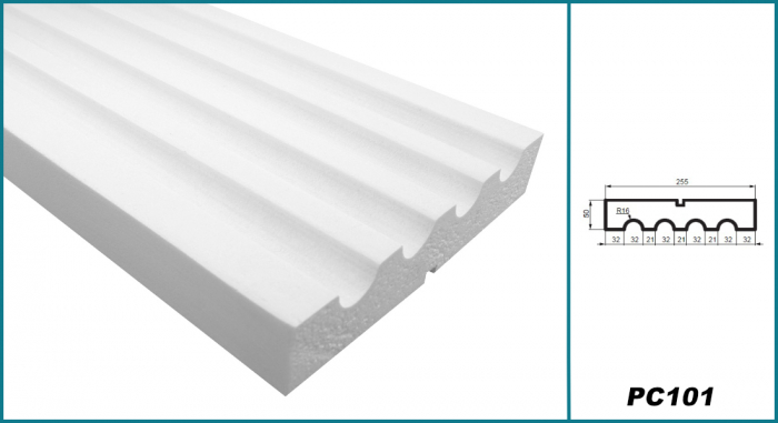 Pilastru PC 101 , 25.5cm x 5cm x 200cm [4]