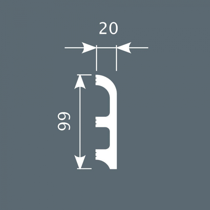 Plinta din  ecopolimer P14 [3]