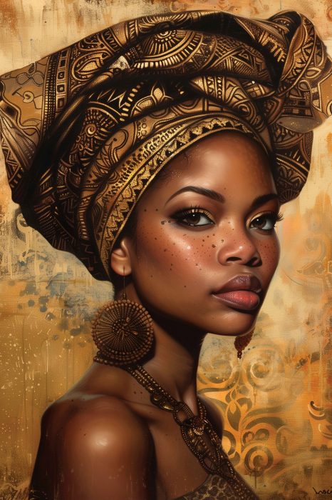 Portret african regal – frumusețe și noblețe [1]