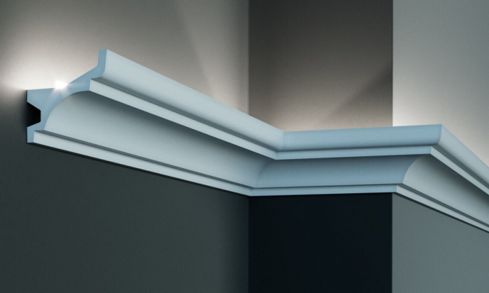 Scafa luminoasa - cornisa din poliuretan,Tesori F, KF716, 7.9cmx8cmx200cm [1]