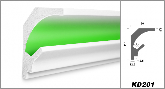 Scafa luminoasa - Tesori D, KD201, 11.5cm x9cm x115cm [4]