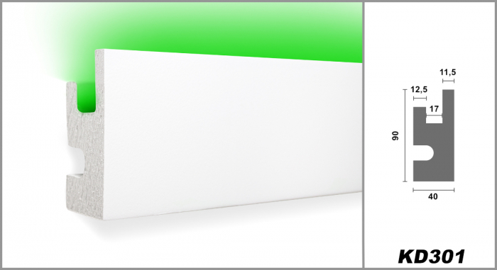 Scafa luminoasa - Tesori D, KD301, 9cm x4cm x115cm [5]