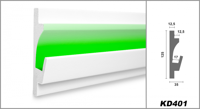 Scafa luminoasa - Tesori D, KD401, 12.5cm x3.5cm x115cm [6]