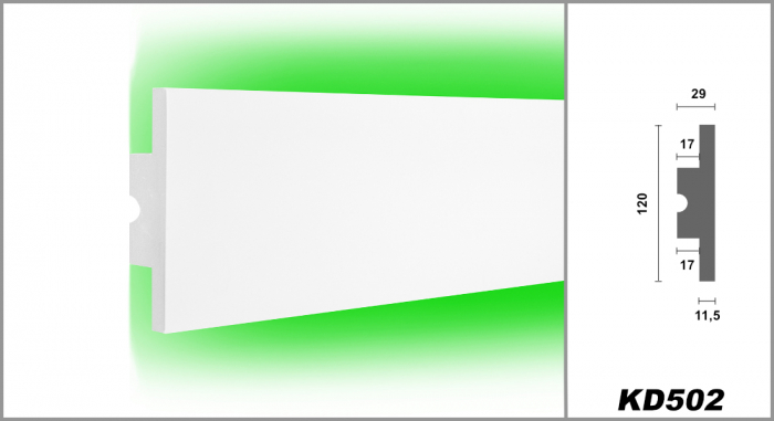 Scafa luminoasa - Tesori D, KD502, 12cm x2.9cm x115cm [3]