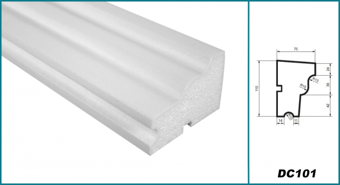 Solbanc (profil pervaz), DC 101, 11cm x 7.5cm x200 cm [4]