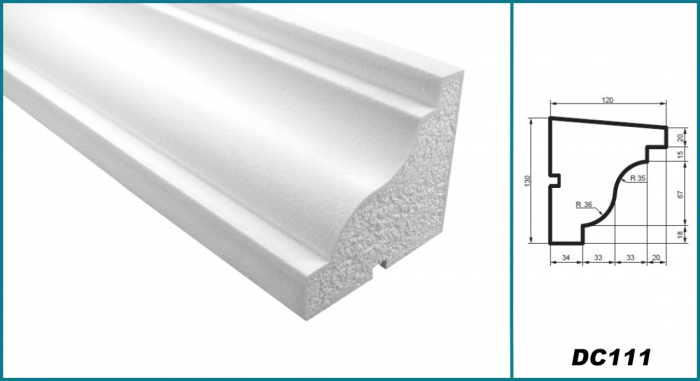 Solbanc (profil pervaz), DC 111, 13cm x 12cm x200 cm [4]