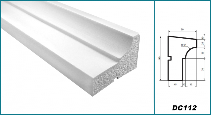 Solbanc (profil pervaz), DC 112, 14cm x 9cm x200 cm [4]