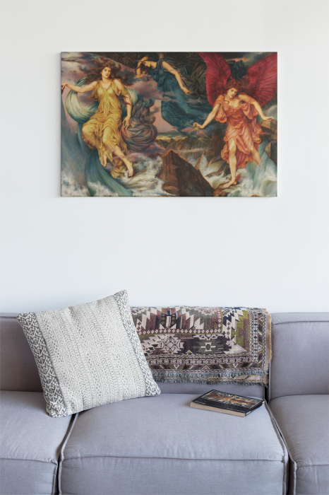 Evelyn De Morgan- Spiritele furtunii [3]