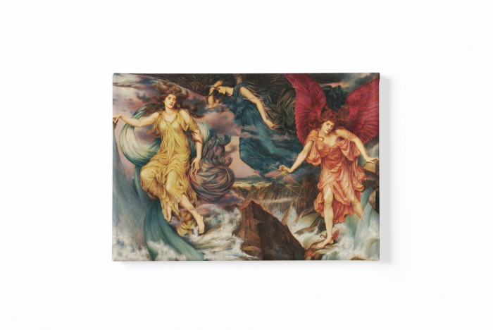 Evelyn De Morgan- Spiritele furtunii [4]