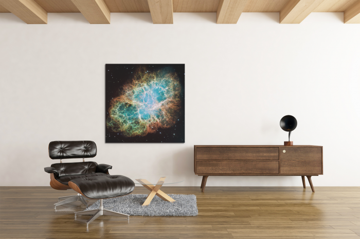 Tablou canvas "Nebuloasa Crabului " 50 x 50 cm [3]