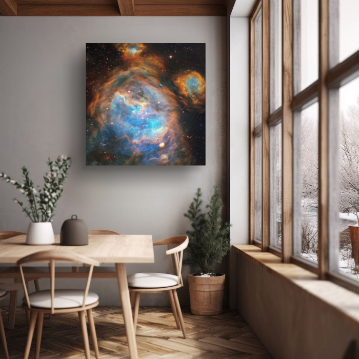 Tablou canvas " Nori cosmici" [3]