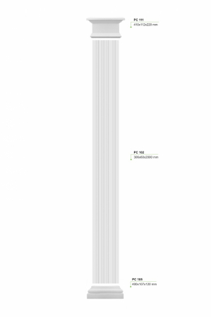 Baza pilastru, PC 105, 40cm x 12cm x 10.7cm [6]