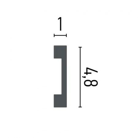 Brau decorativ, din HDP, HCR 504, 4.8cmx1cmx200cm [2]