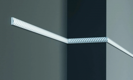 Brauri si coltare din poliuretan - Brau din poliuretan, Grand Decor CR 911, 2.5cmx1.1cmx200cm