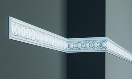 Lichidare stoc - Brau din poliuretan, Grand Decor CR702, 7.7cmx1.9cmx200cm