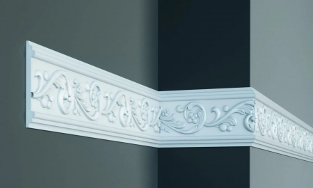 Lichidare stoc - Brau din poliuretan, Grand Decor CR746  12.6cmx1.4cmx200cm