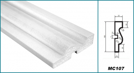 Brâu pentru exterior, MC 107, 10cm x 2.5cm x 200cm [4]