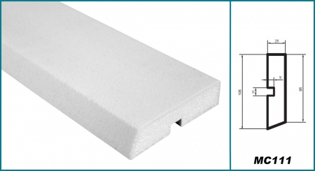 Brâu pentru exterior, MC 111, 10.5cm x 2.5cm x 200cm [4]