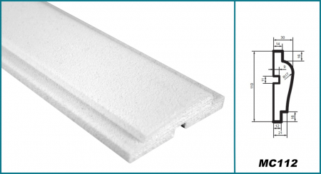 Brâu pentru exterior, MC 112, 11cm x 3cm x 200cm [4]