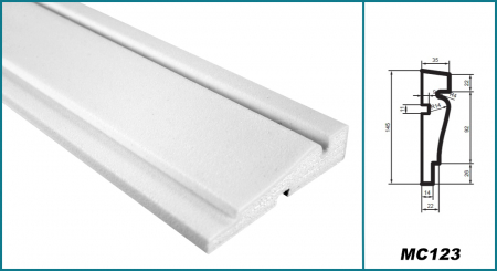 Brâu pentru exterior, MC 123, 14,5cm x 3.5cm x 200cm [4]