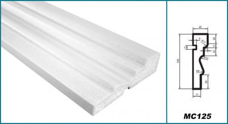 Brâu pentru exterior, MC 125, 15cm x 4cm x 200cm [4]