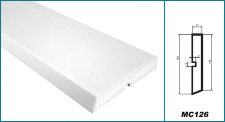 Brâu pentru exterior, MC 126, 15.5cm x 2.5cm x 200cm [4]