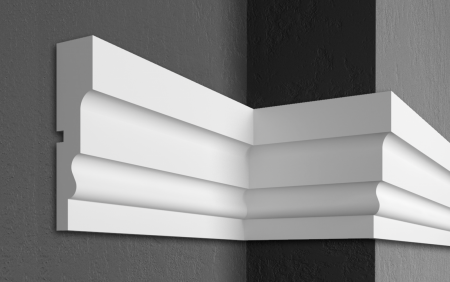 Brâuri pentru exterior (fațade) - Brâu pentru exterior, MC 135, 18cm x 4.5cm x 200cm