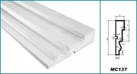 Brâu pentru exterior, MC 137, 18.5cm x 4.5cm x 200cm [4]