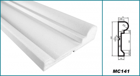 Brâu pentru exterior, MC 141, 24cm x 7 cm x 200cm [4]