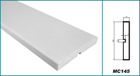 Brâu pentru exterior, MC 145, 16cm x 2.5cm x 200cm [4]