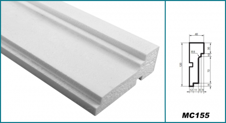 Brâu pentru exterior, MC 155, 12cm x 4cm x 200cm [4]