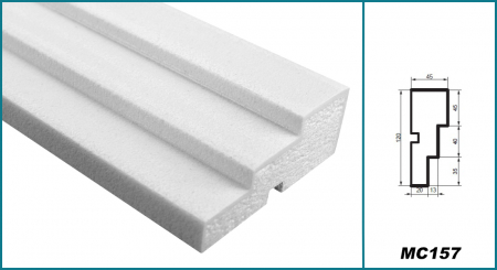 Brâu pentru exterior, MC 157, 12cm x 4.5cm x 200cm [4]