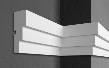 Brâuri pentru exterior (fațade) - Brâu pentru exterior, MC 157, 12cm x 4.5cm x 200cm