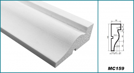 Brâu pentru exterior, MC 159, 14cm x 5cm x 200cm [4]