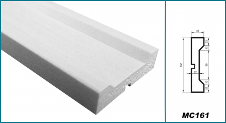 Brâu pentru exterior, MC 161, 15cm x 4cm x 200cm [4]