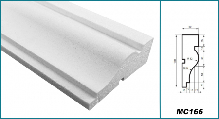 Brâu pentru exterior, MC 166, 16cm x 5cm x 200cm [3]