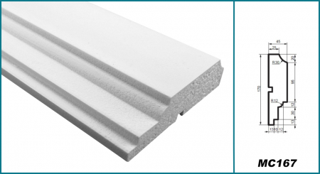 Brâu pentru exterior, MC 167, 17cm x 4.5 cm x 200cm [4]