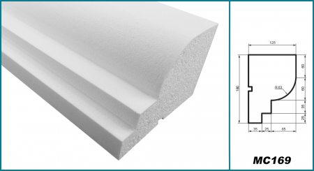 Brâu pentru exterior, MC 169, 18cm x 12.5cm x 200cm [3]