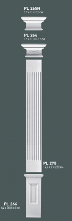 Capitel pilastru, Grand Decor, PL 265N, 31cmx17cmx1.7cm [1]