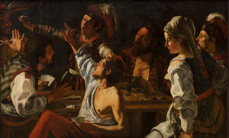 Tablouri canvas - Caravaggio – Trișorii